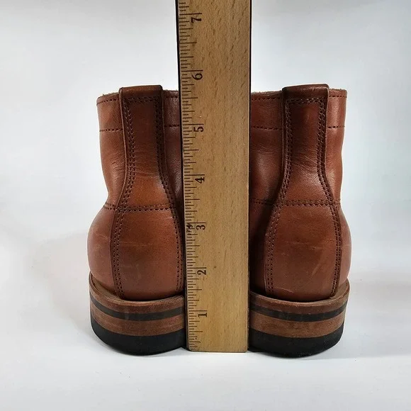 Truman Boot Co Service Work Boots Mens Size 6 USA Chukka Dainite Lug Sole Tan - Picture 13 of 16